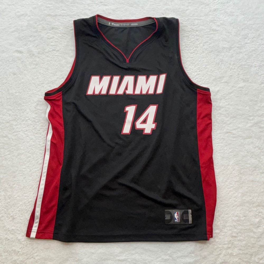 Fanatics Miami Heat Tyler Herro 14 Basketball Jersey Mens Large Black NBA L